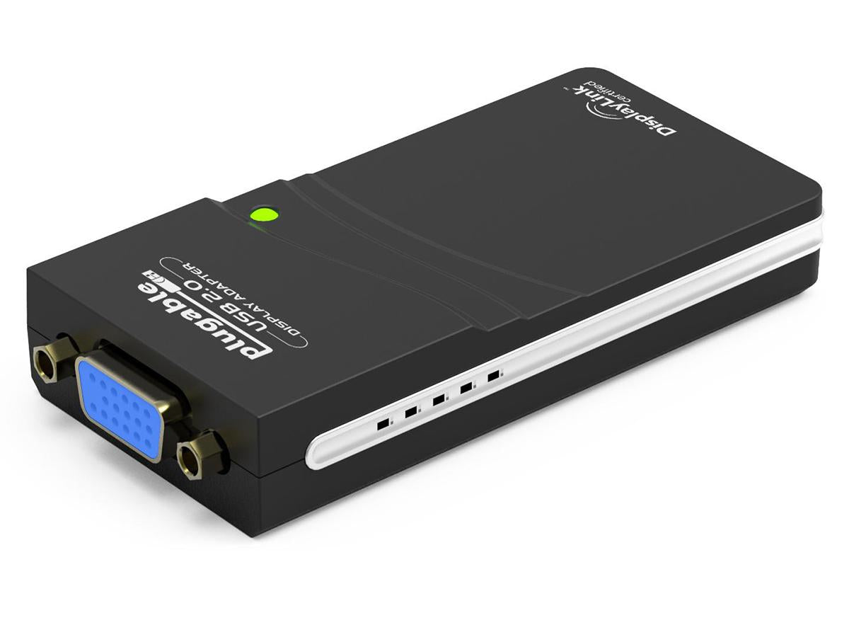 Plugable USB 2.0 to VGA Video Graphics Adapter for Multiple Monitors up to 1920x1080 Supports Windows 11,10, 8.1, 7, XP, and Mac