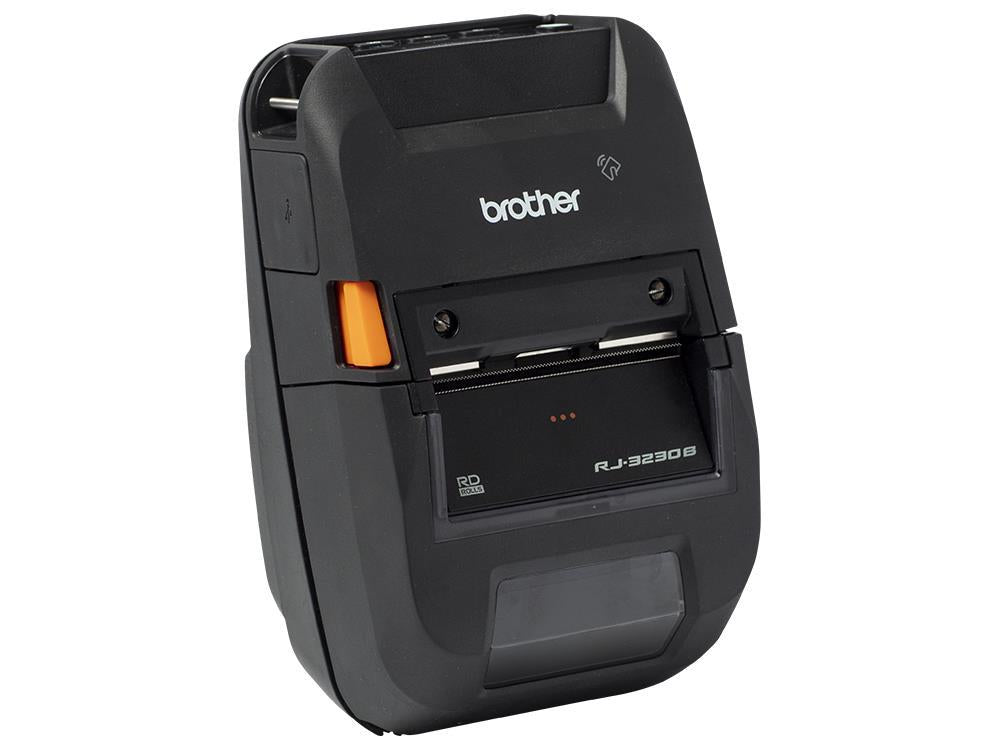 RuggedJet RJ3230B, Portable 3in Direct Thermal Receipt/Label Printer w/Bluetooth, MFi, USB Type C, LCD Display, Gap/Bar Media Sensors, Double
