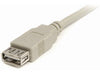 StarTech.com USB 2.0 Extension Cable A to A - USB extension cable - USB (M) to USB (F) - 10 ft - molded - beige - USBEXTAA10 - USB extension cable - USB to USB - 10 ft