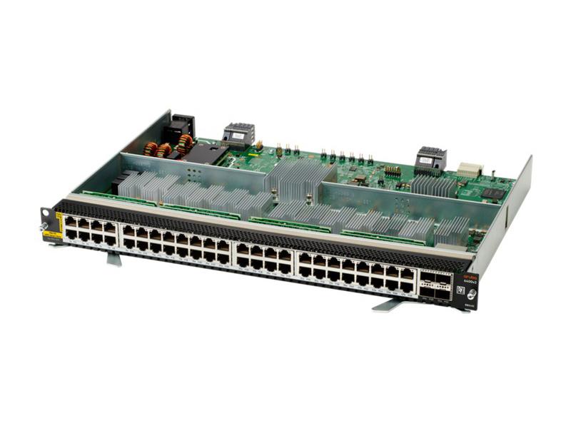HPE Aruba 6400 48-port HPE Smart Rate 1/2.5/5GbE Class 6 PoE and 4-port SFP56 v2 Module - switch - 48 ports - rack-mountable