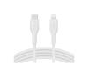 USB-C TO LTG, SILICONE, 2M, WHT