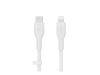 USB-C TO LTG, SILICONE, 2M, WHT