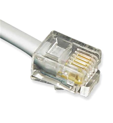 GCLB466025 25' Flat Line Cord 6P4C SV
