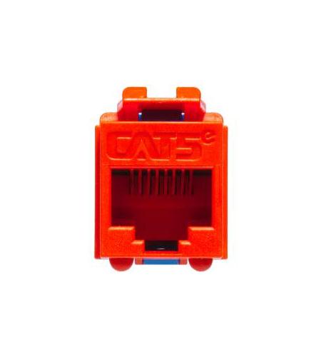 MODULE, CAT 5e, HD, 25 PK, ORANGE