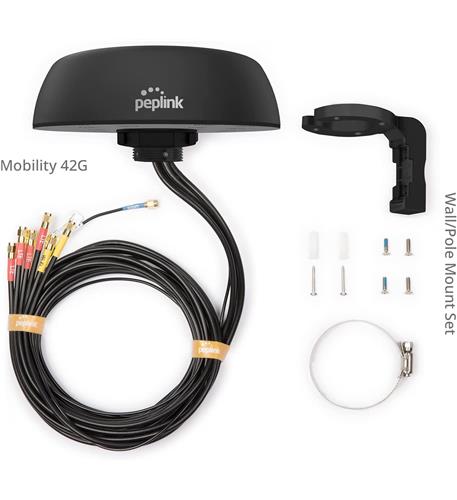 White IP67 Omni 7-in-1 4x4 MIMO LTE 2x W