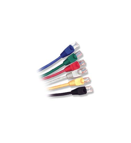 PATCH CORD, CAT 5e, MOLDED BOOT, 1' RD
