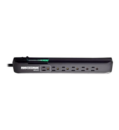 Slimline 6 Outlet Surge Strip, 1080J