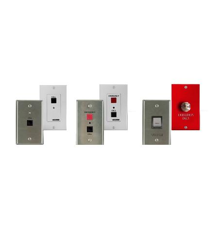 Call in switch w/volume control, white