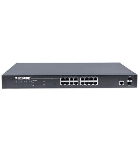 16-Port Gb Ethernet PoEplus Web-Manage