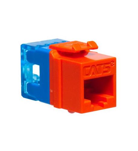MODULE, CAT 5e, HD, 25 PK, ORANGE