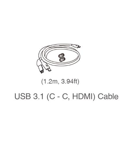 1.2m USB-C content sharing cable