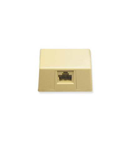 SURFACE MOUNT JACK 8P8C IVORY