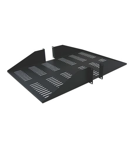 RACK SHELF 25" DEEP DS VENTED 2U