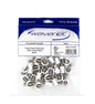 F-TYPE INSERTS NICKEL 25 PACK WHITE