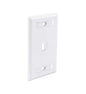FACEPLATE ID WINDOW 1 PORT WHITE