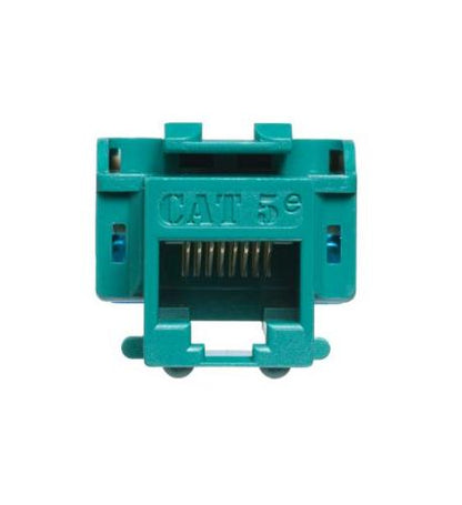 MODULE, CAT 5e, EZ, GREEN