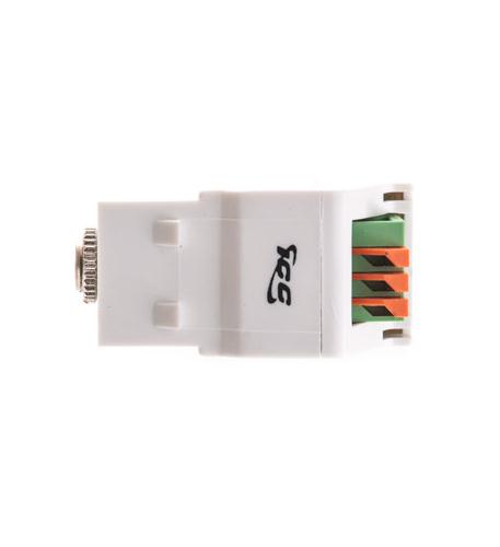 MODULE, STEREO AUDIO, 3.5 MM, WHITE
