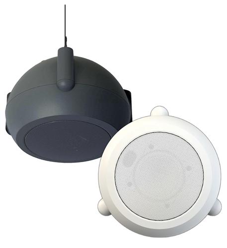 HANGING PENDANT SPKR BLK 70V