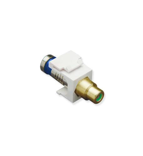MODULE, CRIMP, RCA, RG6Q, GN INS, WHITE
