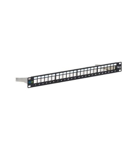PATCH PANEL,BLANK,CAT 6A FTP,24PORT,1RMS