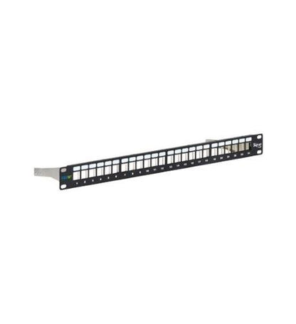 PATCH PANEL,BLANK,CAT 6A FTP,24PORT,1RMS