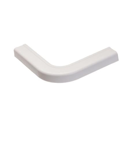 FLAT ELBOW, 3/4in, WHITE, 10PK