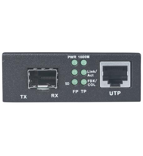 Gigabit Ethernet to SFP Media Converter