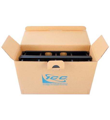 CABLE MGMT METAL RING & COVER, 2U, 6PK