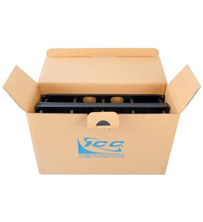 CABLE MGMT METAL RING & COVER, 2U, 6PK