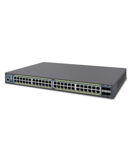 48-Port Gigabit PoE+ Switch with 740W Bu