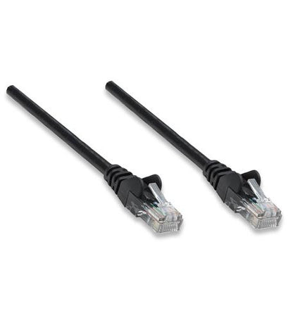 CAT5e BOOT PATCH CORD .5 FT BLACK