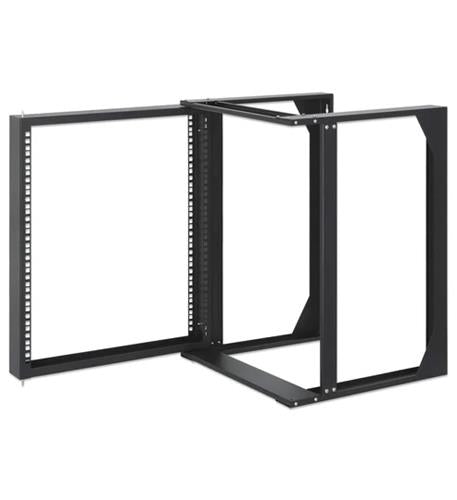 12U OPEN FRAME WALL RACK