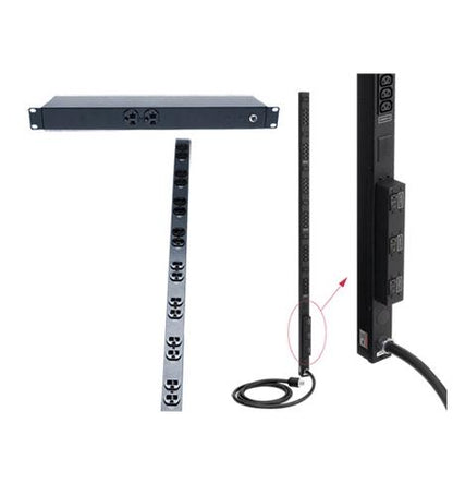 POWER MGMT 19in RACK 15A 14 OUTLET