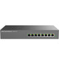 Unmanaged  Switch, 8 x GigE POE Ports