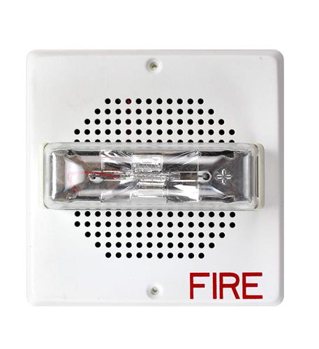 8W SPKR STR,WALL,24 VDC WHITE