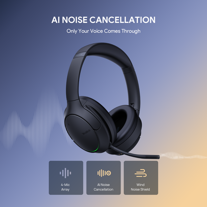 Yealink BH78 Wireless Bluetooth Headset with Charging Stand USB-C/A