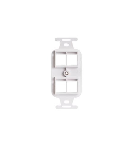 INSERT, ELECTRICAL, HD, 4-PORT, WHITE