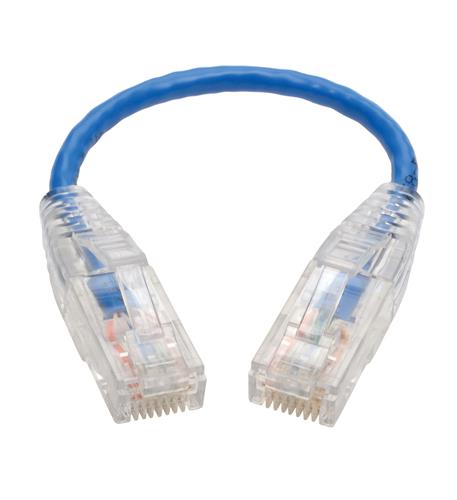 CAT6 90 DEGREE GIG PATCH CORD 8"