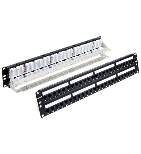 CAT6A PATCH PANEL 48 PORT 2U