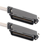 25-PAIR CABLE ASSEMBLY, M-M, 90deg, 25'