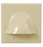 FACEPLATE, 2-GANG, BULK NOSE, IVORY