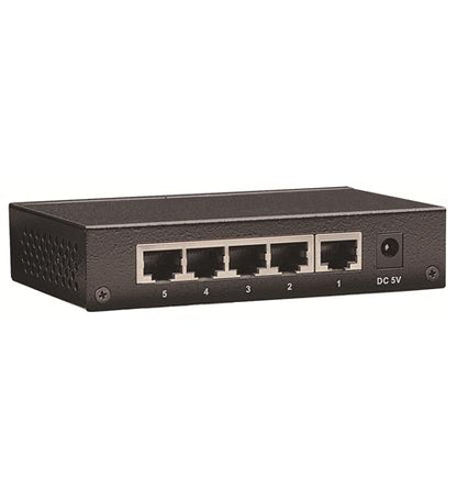Gigabit 5 Port Switch, Desk, Metal