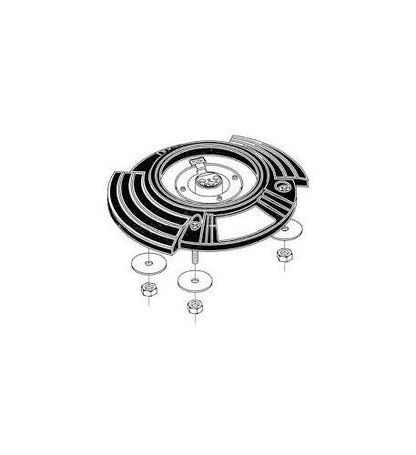 SHOCK MOUNT FEMALE XLR ON RUBB