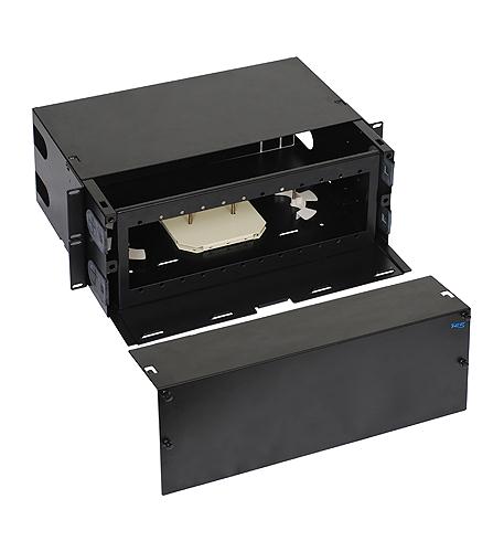 RACK ENCLOSURE, FIBER, 12-PANEL, 4 RMS
