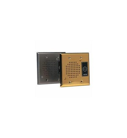 Doorplate Spkr, Flush w/LED (Stainless)