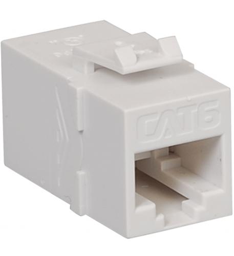 CAT 6 Modular Coupler, White