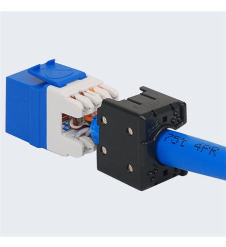 MODULE, CAT6A, HD, 25PK, BLUE
