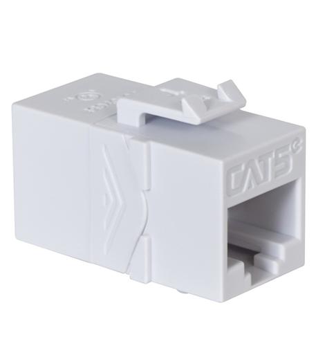 MODULE, COUPLER, CAT5e WHITE