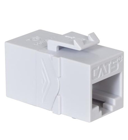 MODULE, COUPLER, CAT5e WHITE
