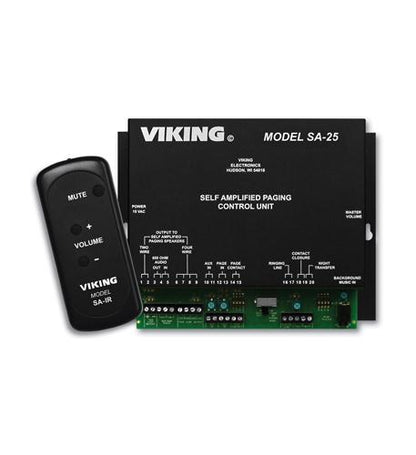 Self Amplified Paging System Control